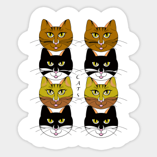 Cat Lovers Sticker
